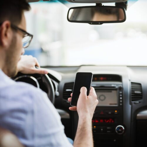 Car accidents are commonly cause by distracted drivers