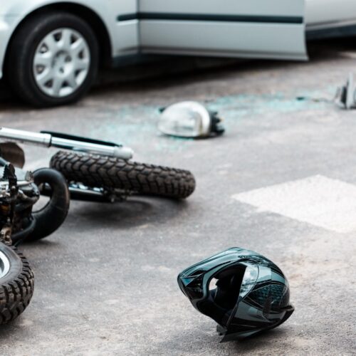 Motorcycle accident property damage
