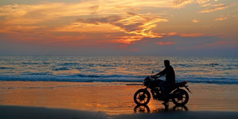 Newport Beach motorcycle rider